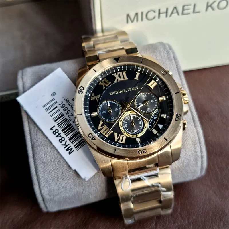 Michael Kors MK Brecken Black Dial Men s Watch MK8481 Watch Shop BD